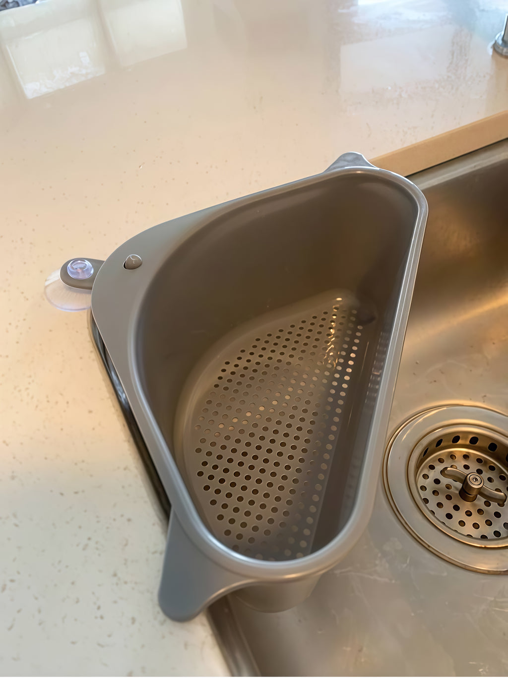 2119 Triangular Multi Functional Drainer Shelf Sink Storage Holder