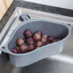2119 Triangular Multi Functional Drainer Shelf Sink Storage Holder